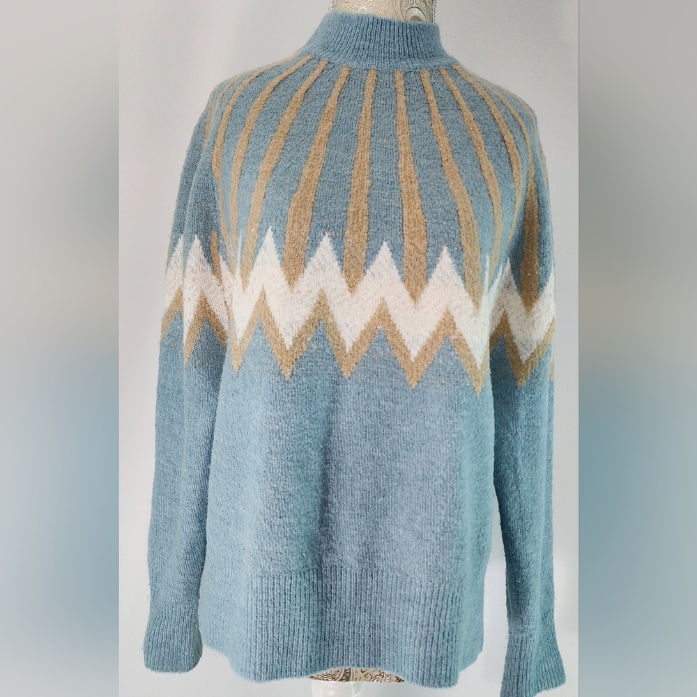 Knit Co-op chevron style sweater
